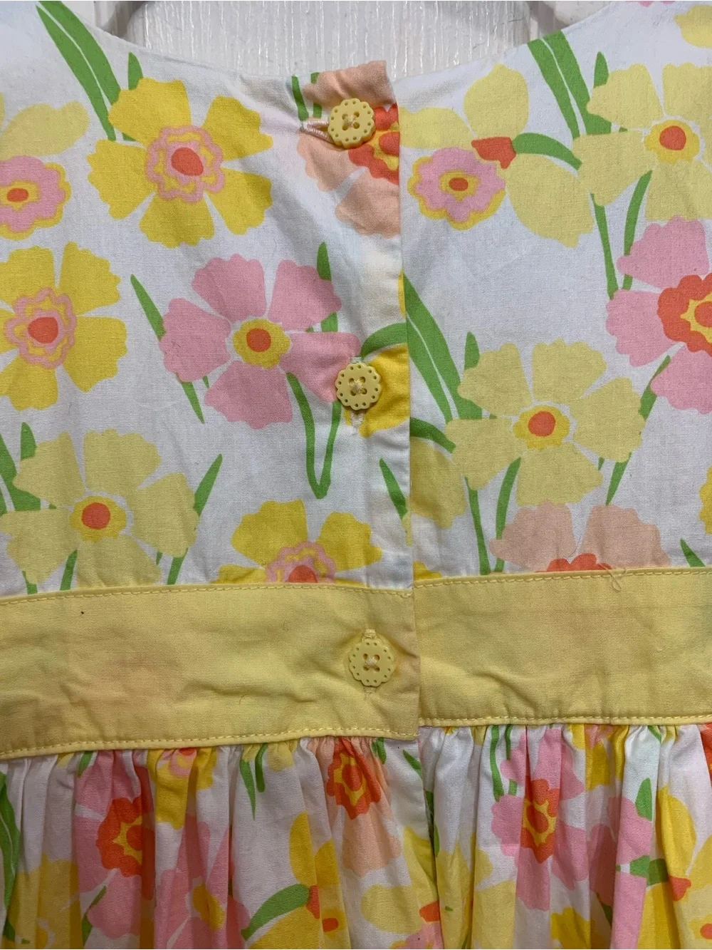 Gymboree Yellow Floral “Spring Jubilee” Sz 3 Toddler Dress.             3784